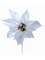 11" White Poinsettia Head - 800 Pack, Elegant Christmas Floral Décor for Wreaths, Garlands, and Centerpieces – Indoor & Outdoor Use – 2024 Christmas Collection, Floral Home by Artificial Flowers
